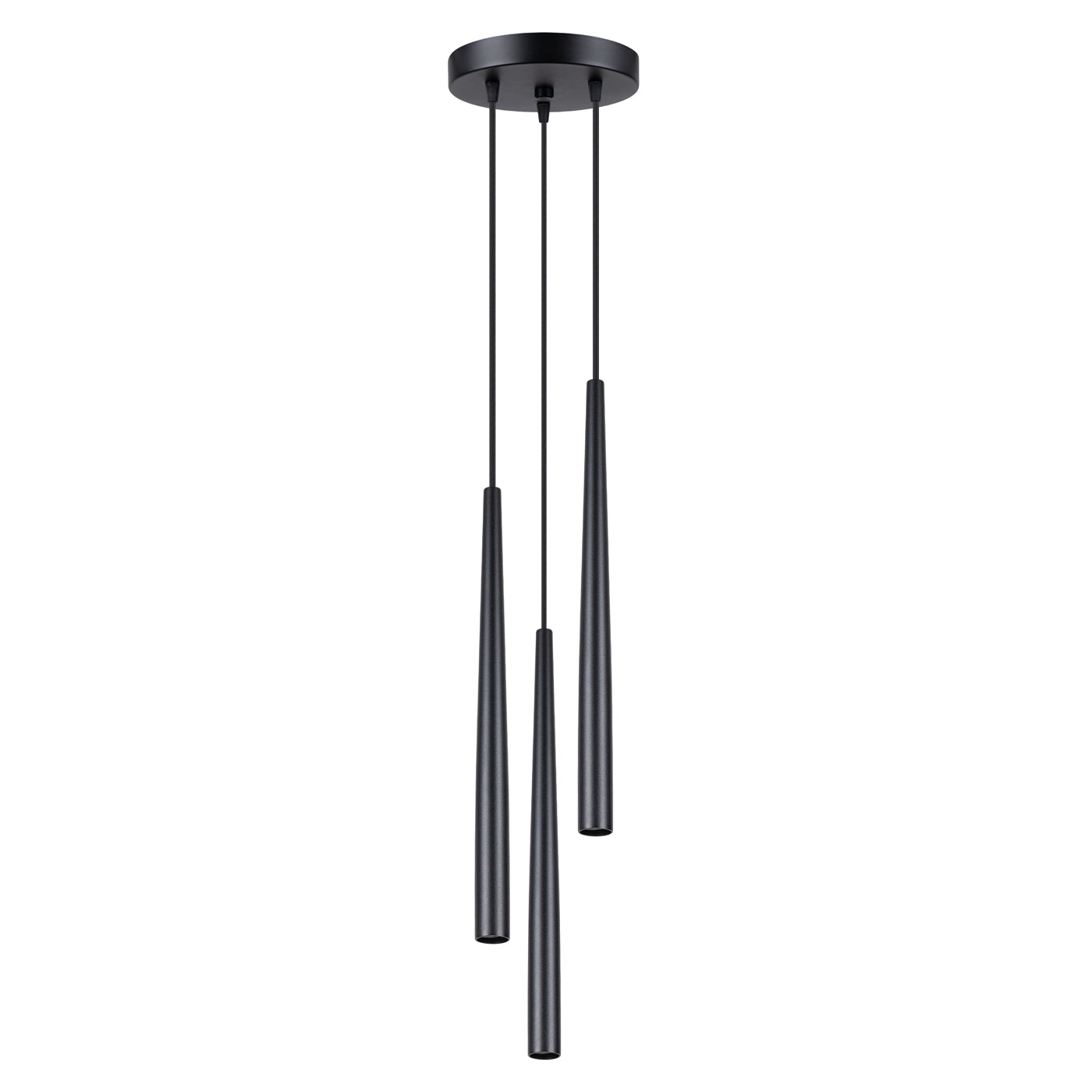 Pendelleuchte BLISS 3P Schwarz Sollux Lighting