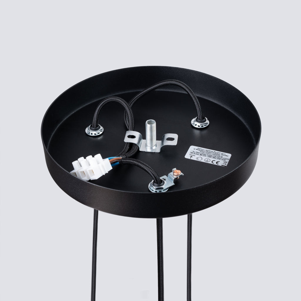 Pendelleuchte BLISS 3P Schwarz Sollux Lighting