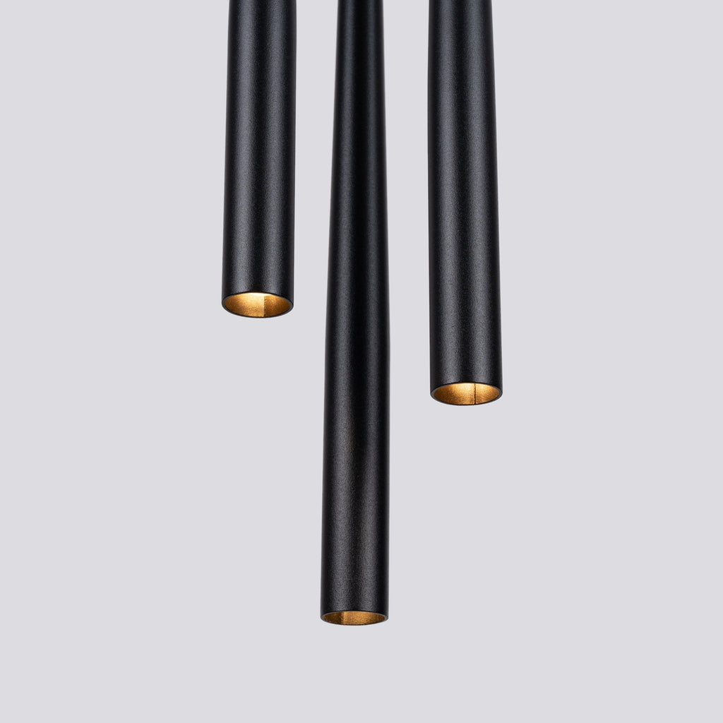 Pendelleuchte BLISS 3P Schwarz Sollux Lighting
