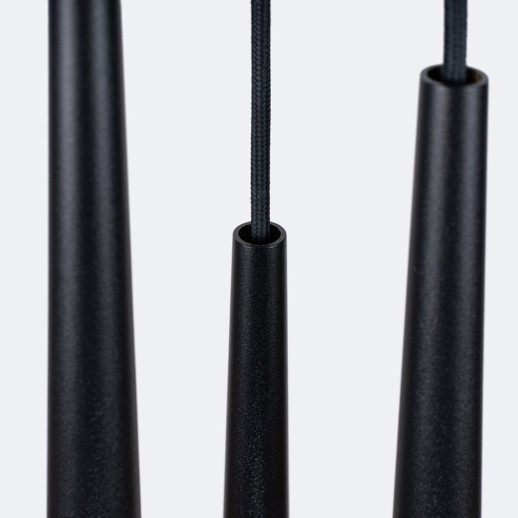 Pendelleuchte BLISS 3P Schwarz Sollux Lighting
