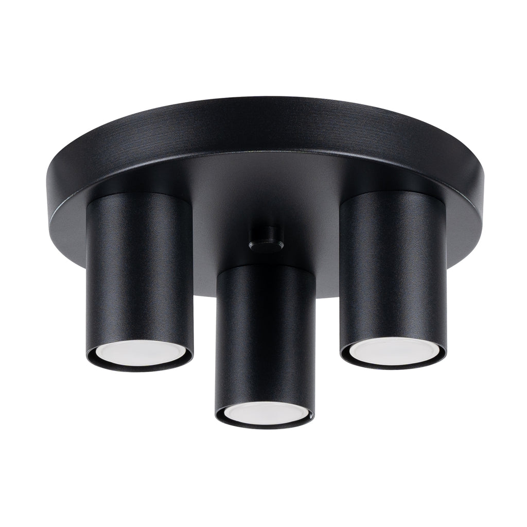 Deckenleuchte - Spot - Strahler  LAGOS 3P Schwarz Sollux Lighting