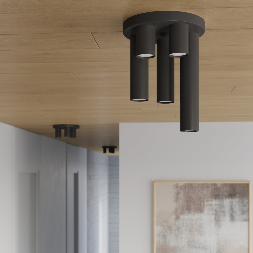 Deckenleuchte - Spot - Strahler  LAGOS 3P Schwarz Sollux Lighting