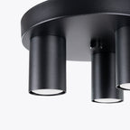 Deckenleuchte - Spot - Strahler  LAGOS 3P Schwarz Sollux Lighting
