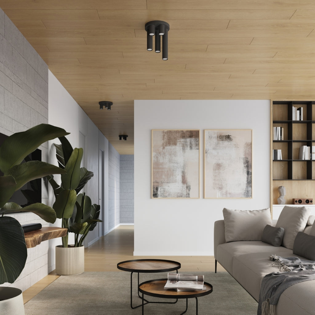 Deckenleuchte - Spot - Strahler  LAGOS 5P Schwarz Sollux Lighting
