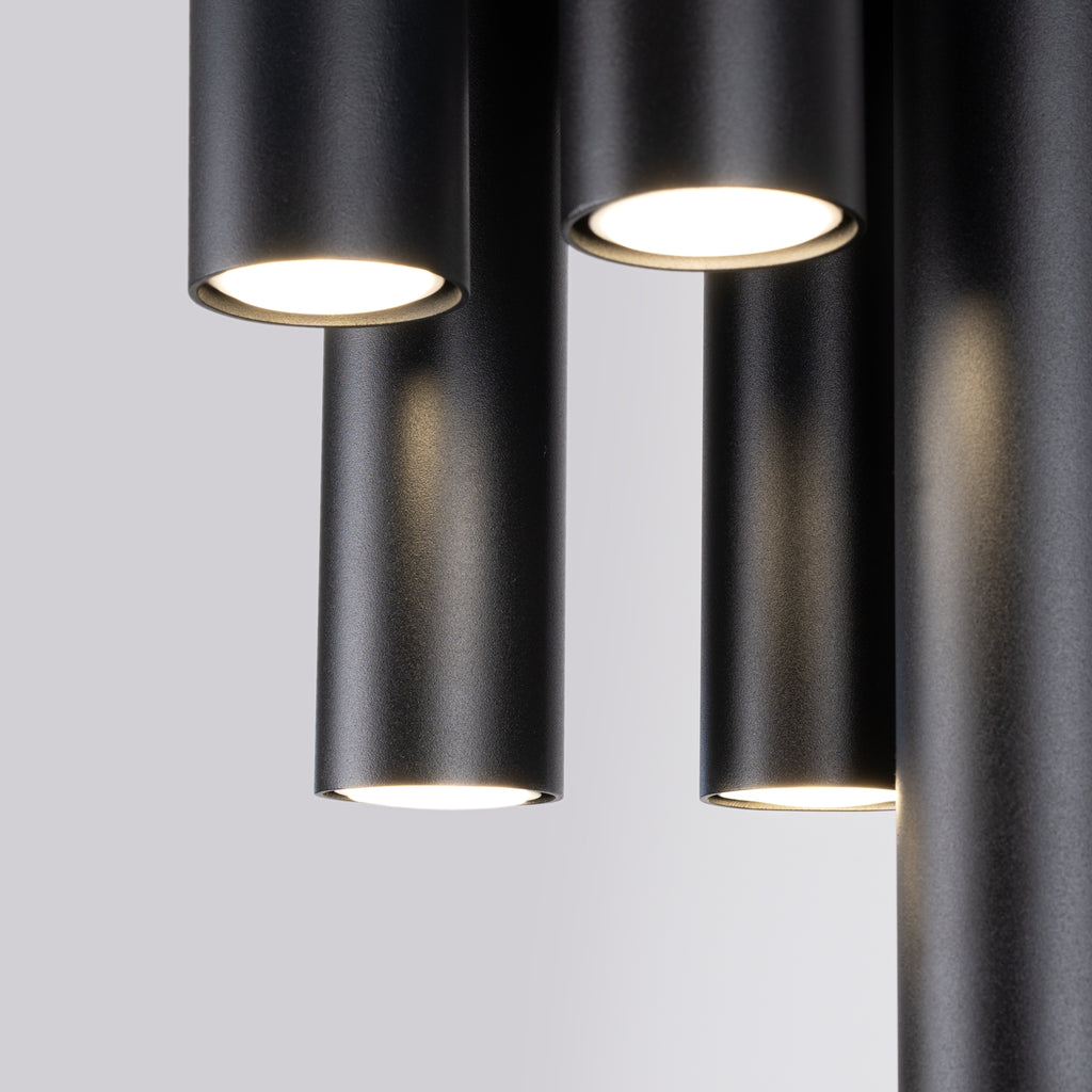 Deckenleuchte - Spot - Strahler  LAGOS 5P Schwarz Sollux Lighting