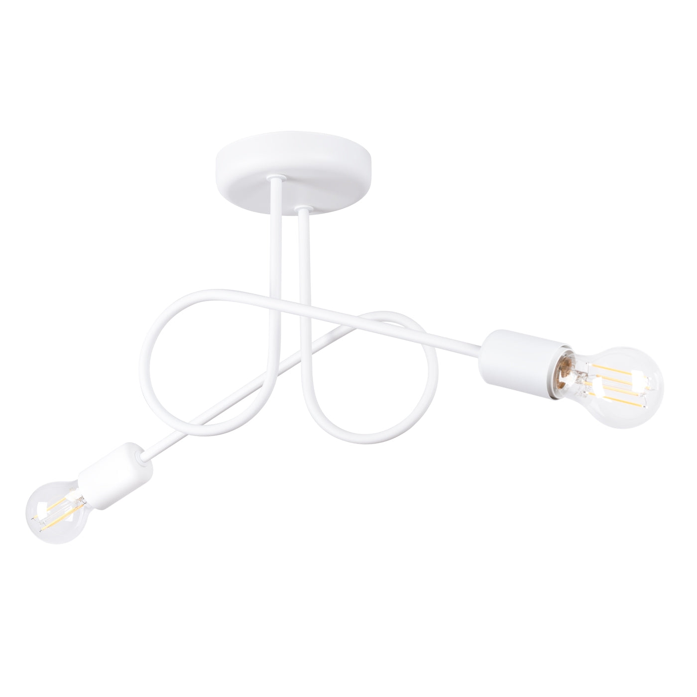 Pendelleuchte LOOP 2 Weiß Sollux Lighting