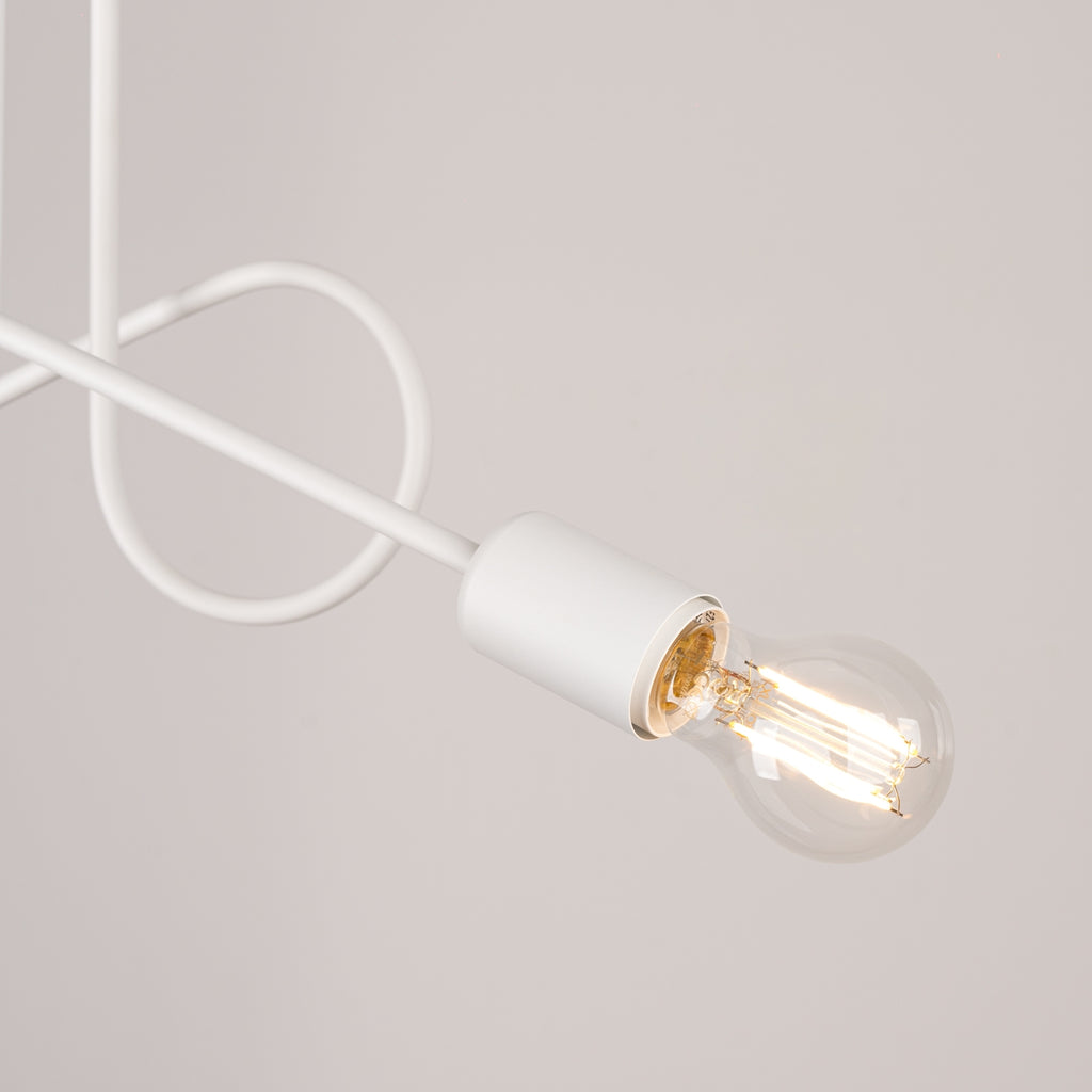 Pendelleuchte LOOP 2 Weiß Sollux Lighting