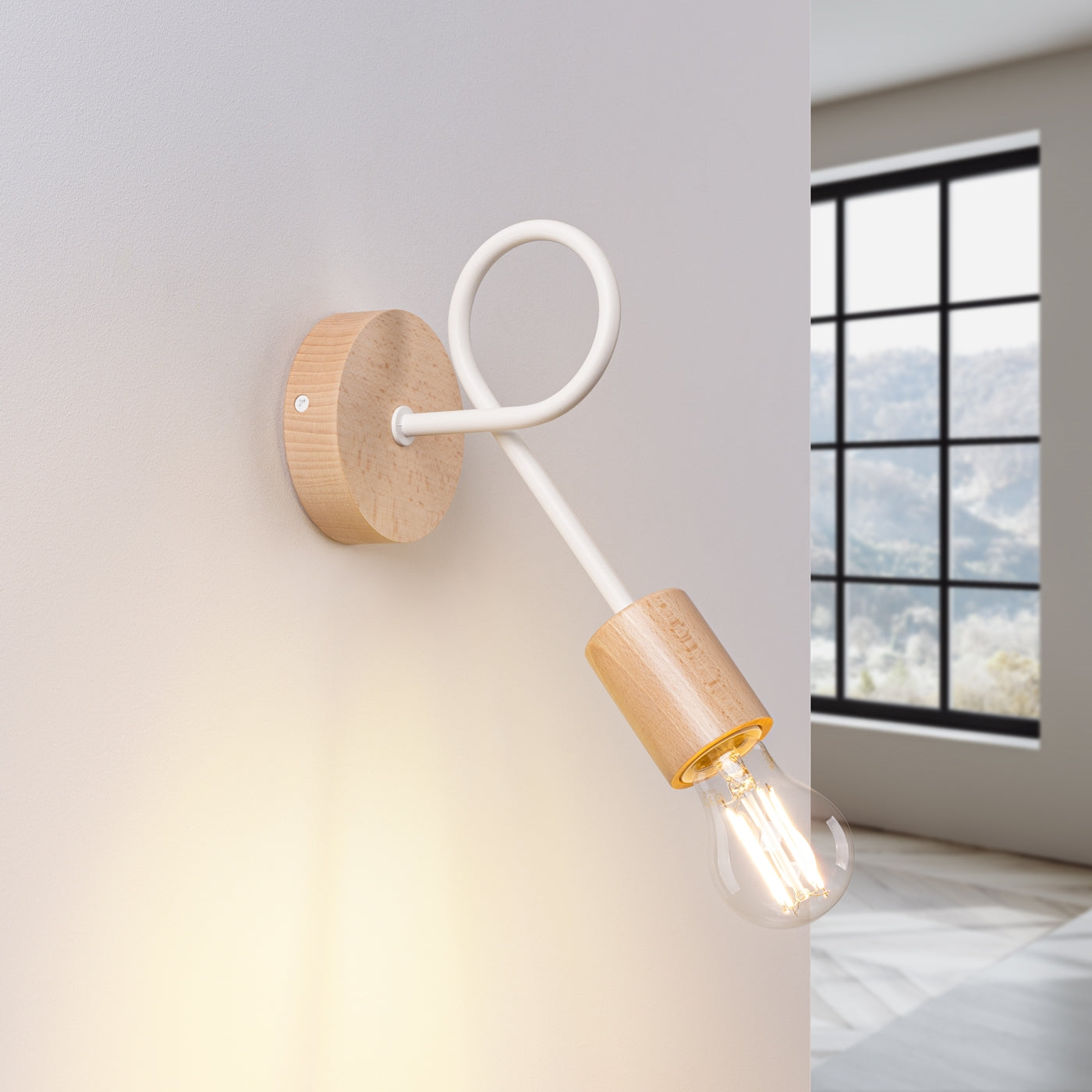 Wandleuchte EMBER Weiß Sollux Lighting
