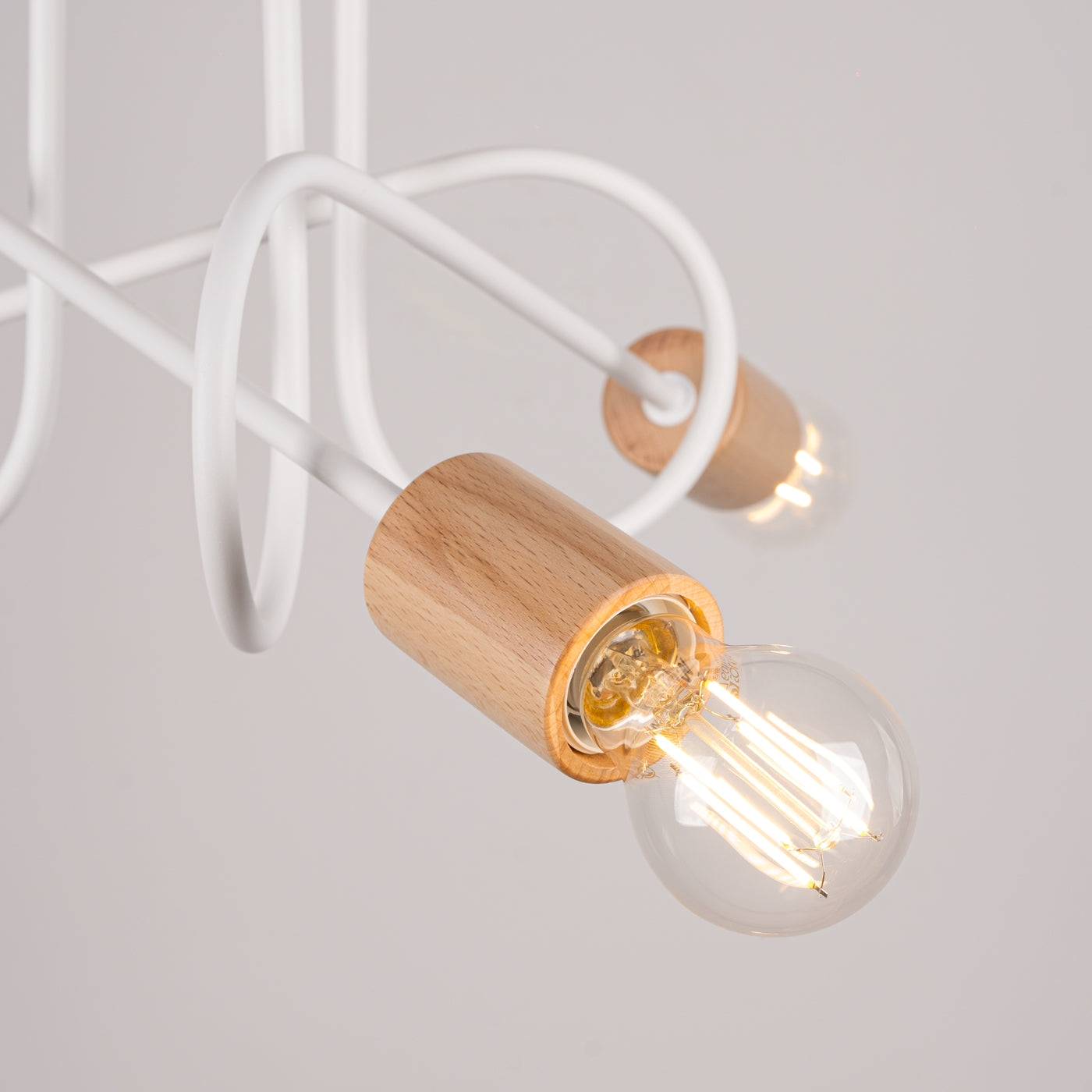 Pendelleuchte EMBER 3 Weiß Sollux Lighting