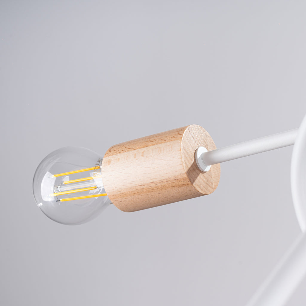 Pendelleuchte 5 Weiß Sollux Lighting