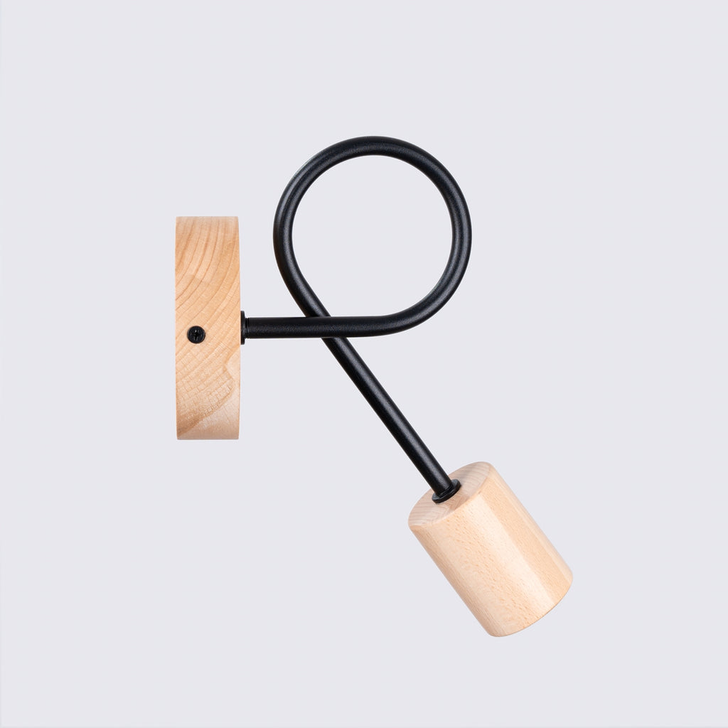 Wandleuchte EMBER Schwarz Sollux Lighting