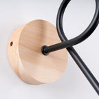 Wandleuchte EMBER Schwarz Sollux Lighting