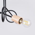 Pendelleuchte EMBER 3 Schwarz Sollux Lighting