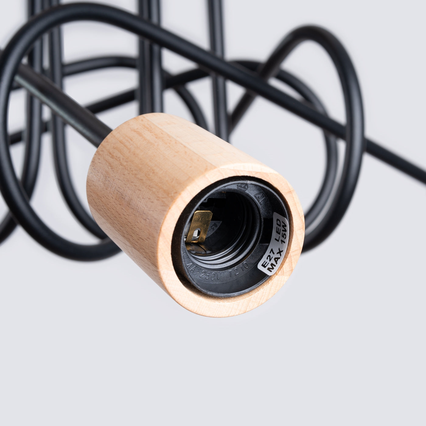 Pendelleuchte EMBER 5 Schwarz Sollux Lighting