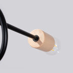 Pendelleuchte EMBER 5 Schwarz Sollux Lighting