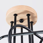 Pendelleuchte EMBER 5 Schwarz Sollux Lighting
