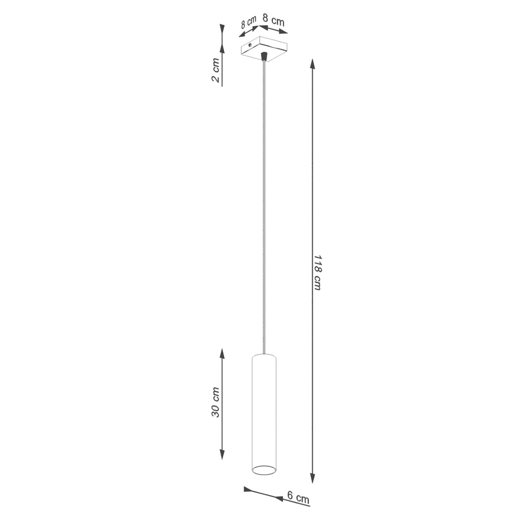 Pendelleuchte LAGOS 1 beige Sollux Lighting
