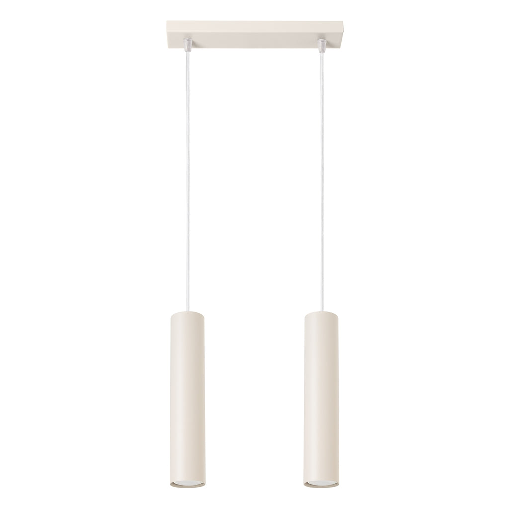 Pendelleuchte LAGOS 2 beige Sollux Lighting
