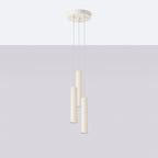 Pendelleuchte LAGOS 3P beige Sollux Lighting