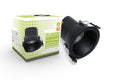 LED Einbaustrahler 6W Ø81mm 40° dimmbar - Lichtfarbe: Neutralweiß 4000K - Farbe: Schwarz