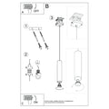 Pendelleuchte LAGOS 1 roter Ocker Sollux Lighting