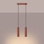 Pendelleuchte LAGOS 2 roter Ocker Sollux Lighting