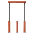 Pendelleuchte LAGOS 3L roter Ocker Sollux Lighting