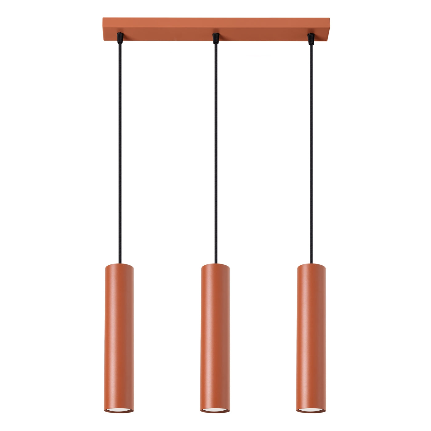 Pendelleuchte LAGOS 3L roter Ocker Sollux Lighting