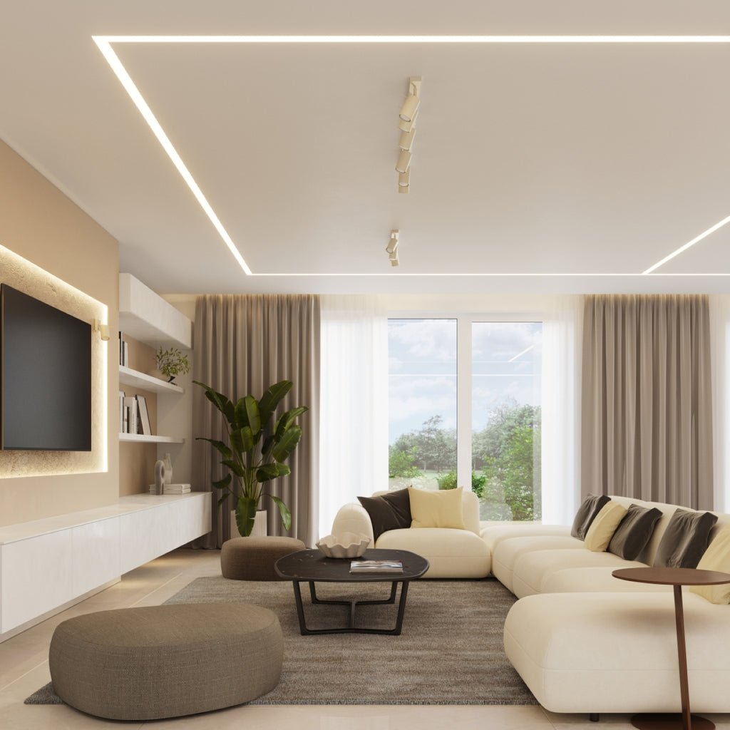 Deckenleuchte - Spot - Strahler RING 3L beige Sollux Lighting