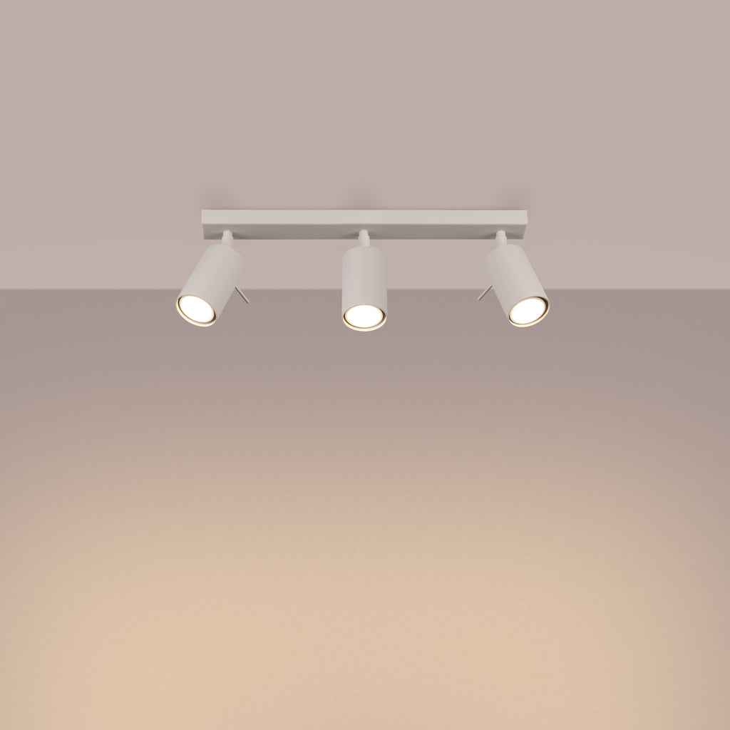Deckenleuchte - Spot - Strahler RING 3L beige Sollux Lighting