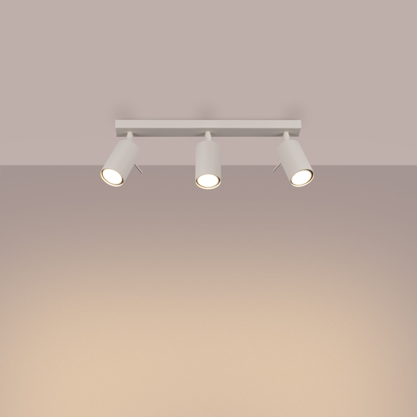 Deckenleuchte - Spot - Strahler RING 3L beige Sollux Lighting