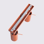 Deckenleuchte - Spot - Strahler RING 2 roter Ocker Sollux Lighting