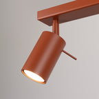 Deckenleuchte - Spot - Strahler RING 2 roter Ocker Sollux Lighting
