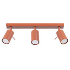 Deckenleuchte - Spot - Strahler RING 3L roter Ocker Sollux Lighting