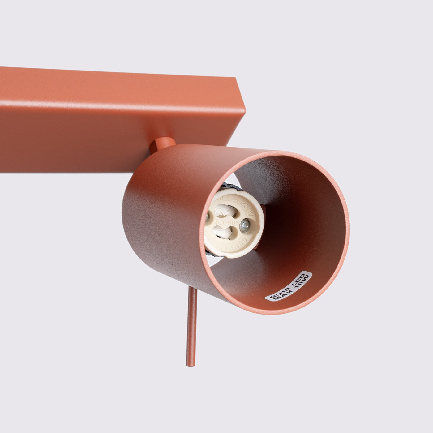 Deckenleuchte - Spot - Strahler RING 3L roter Ocker Sollux Lighting