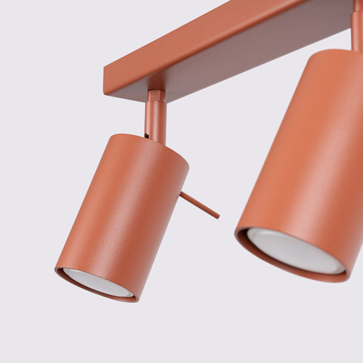 Deckenleuchte - Spot - Strahler RING 3L roter Ocker Sollux Lighting