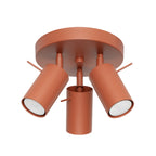 Deckenleuchte - Spot - Strahler RING 3P roter Ocker Sollux Lighting