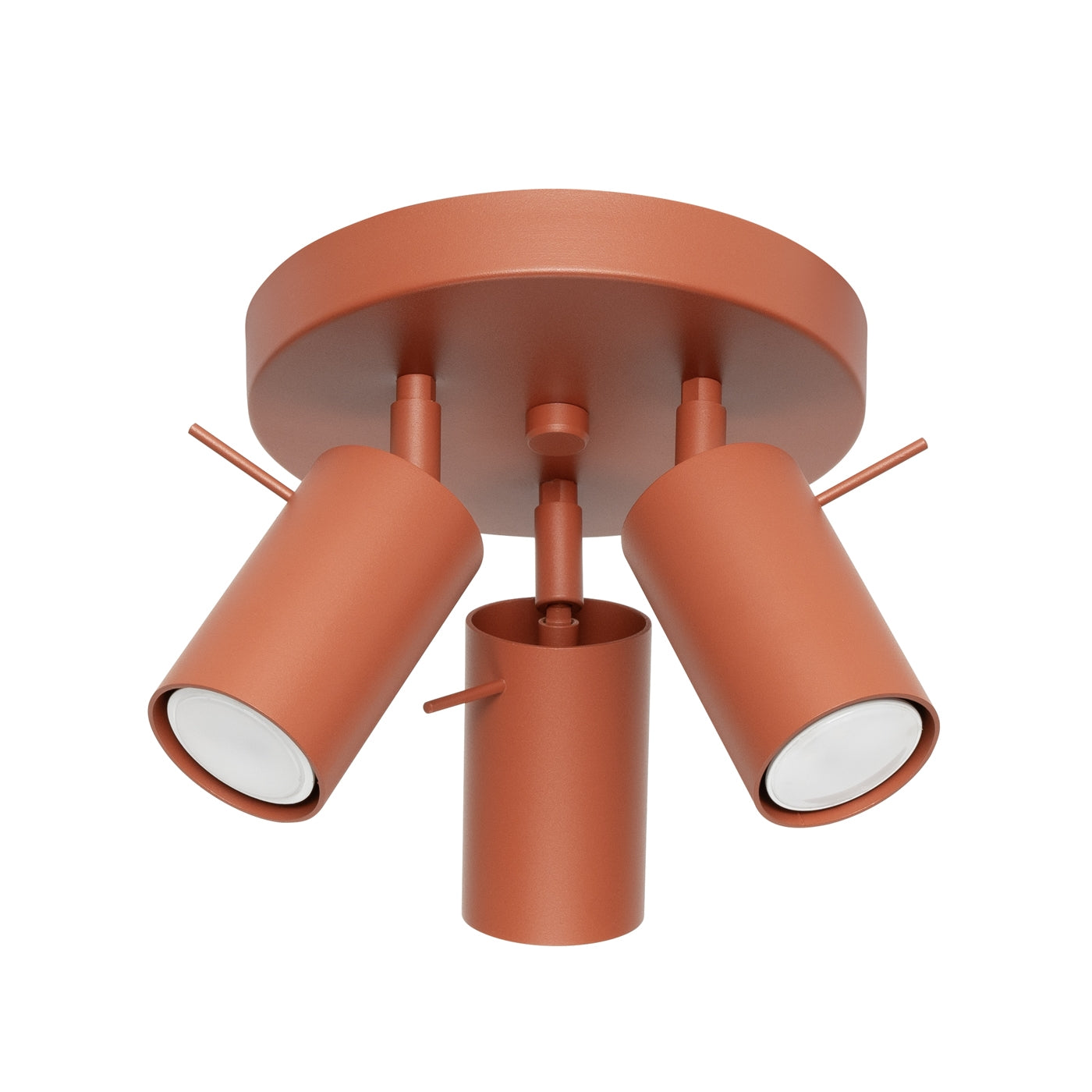Deckenleuchte - Spot - Strahler RING 3P roter Ocker Sollux Lighting
