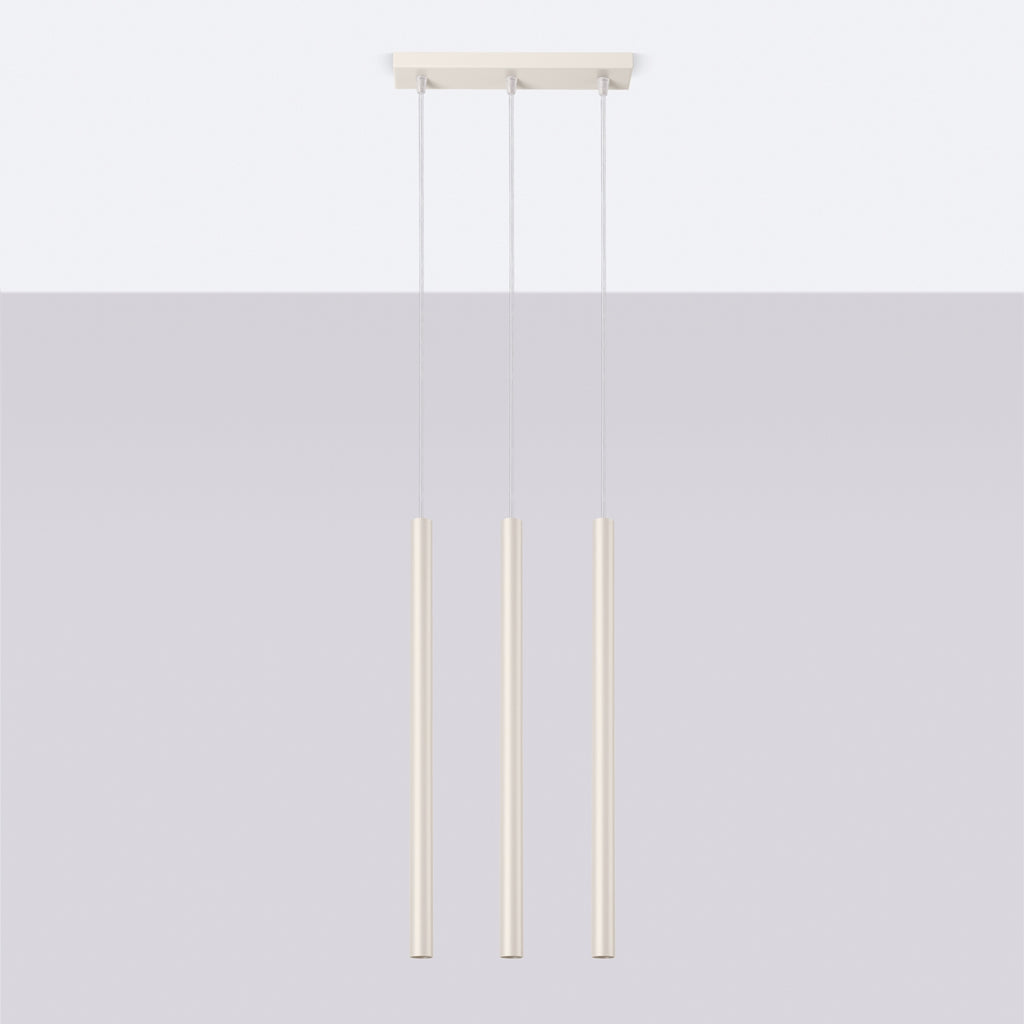 Pendelleuchte PASTELO 3 beige Sollux Lighting