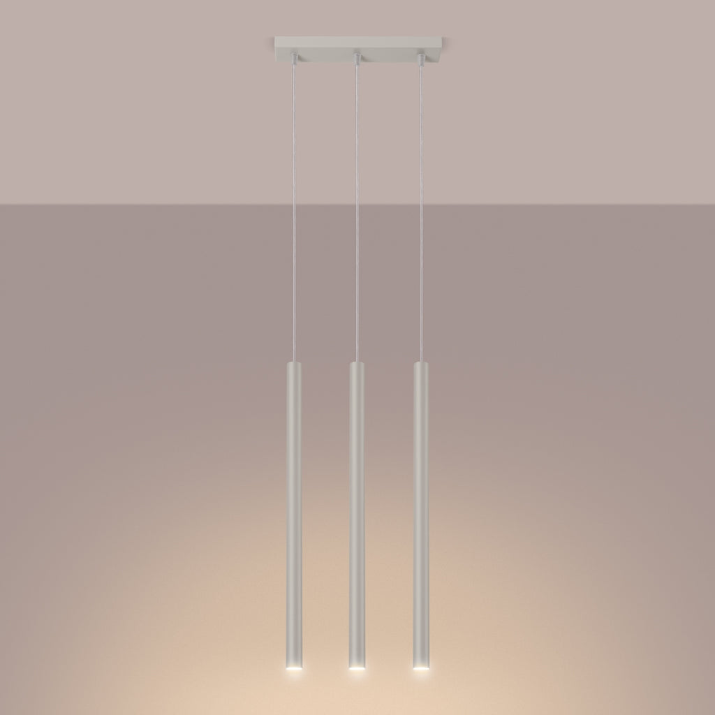 Pendelleuchte PASTELO 3 beige Sollux Lighting