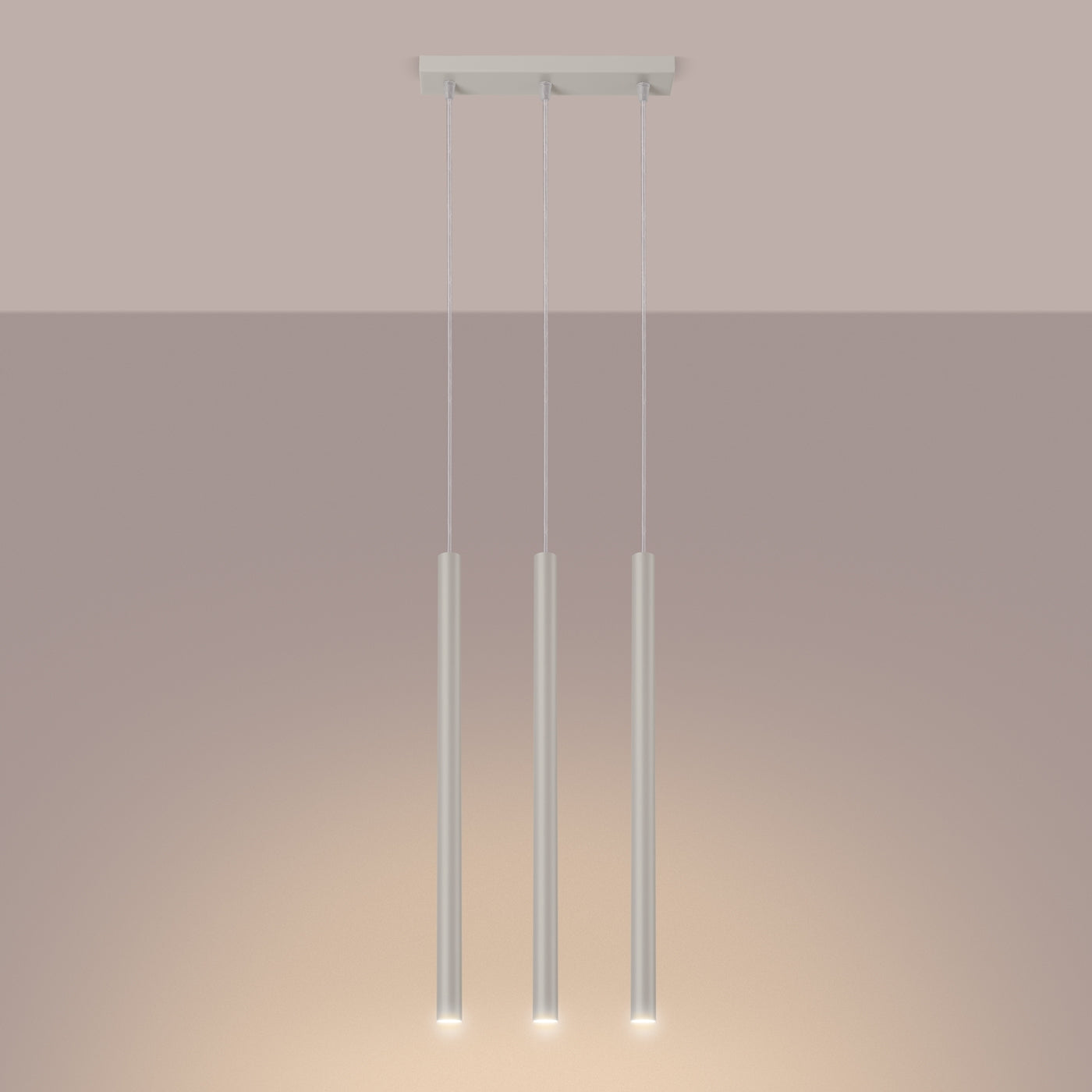 Pendelleuchte PASTELO 3 beige Sollux Lighting