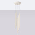 Pendelleuchte PASTELO 5P beige Sollux Lighting