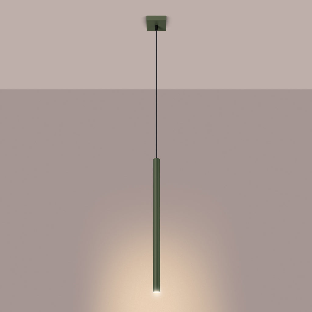 Pendelleuchte PASTELO 1 olivgrün Sollux Lighting