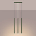 Pendelleuchte PASTELO 3 olivgrün Sollux Lighting