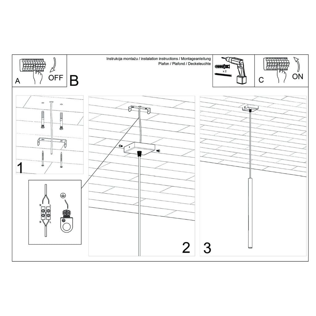Pendelleuchte PASTELO 1 roter Ocker Sollux Lighting
