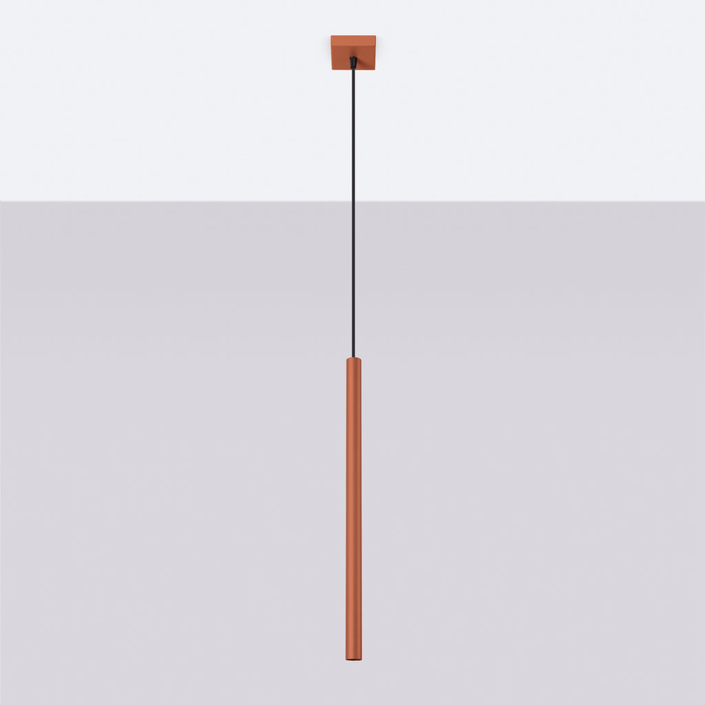 Pendelleuchte PASTELO 1 roter Ocker Sollux Lighting