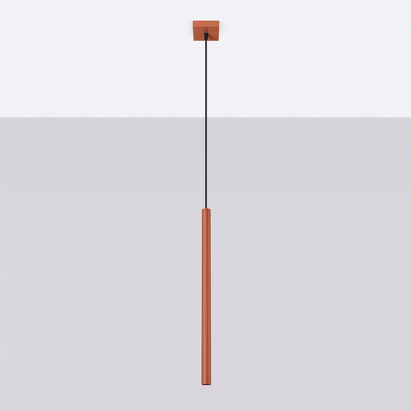 Pendelleuchte PASTELO 1 roter Ocker Sollux Lighting