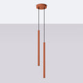 Pendelleuchte PASTELO 2 roter Ocker Sollux Lighting