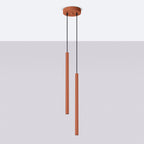 Pendelleuchte PASTELO 2 roter Ocker Sollux Lighting