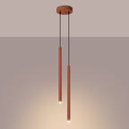 Pendelleuchte PASTELO 2 roter Ocker Sollux Lighting